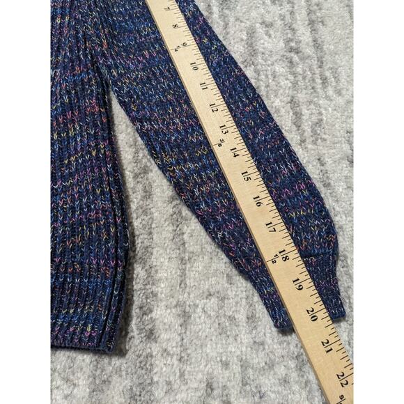 Gap Pullover Sweater Women Size S Blue Relaxed Rollneck Shaker Drop-Shoulder - Picture 12 of 12